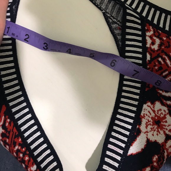 NWOT XL Rachel Roy graphic bodycon racerback dress - Picture 5 of 8